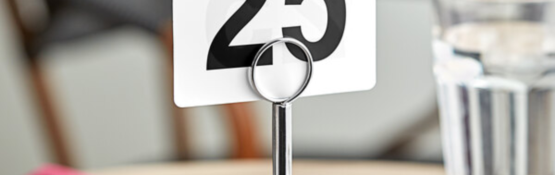 Table Card Holders and Number Stands