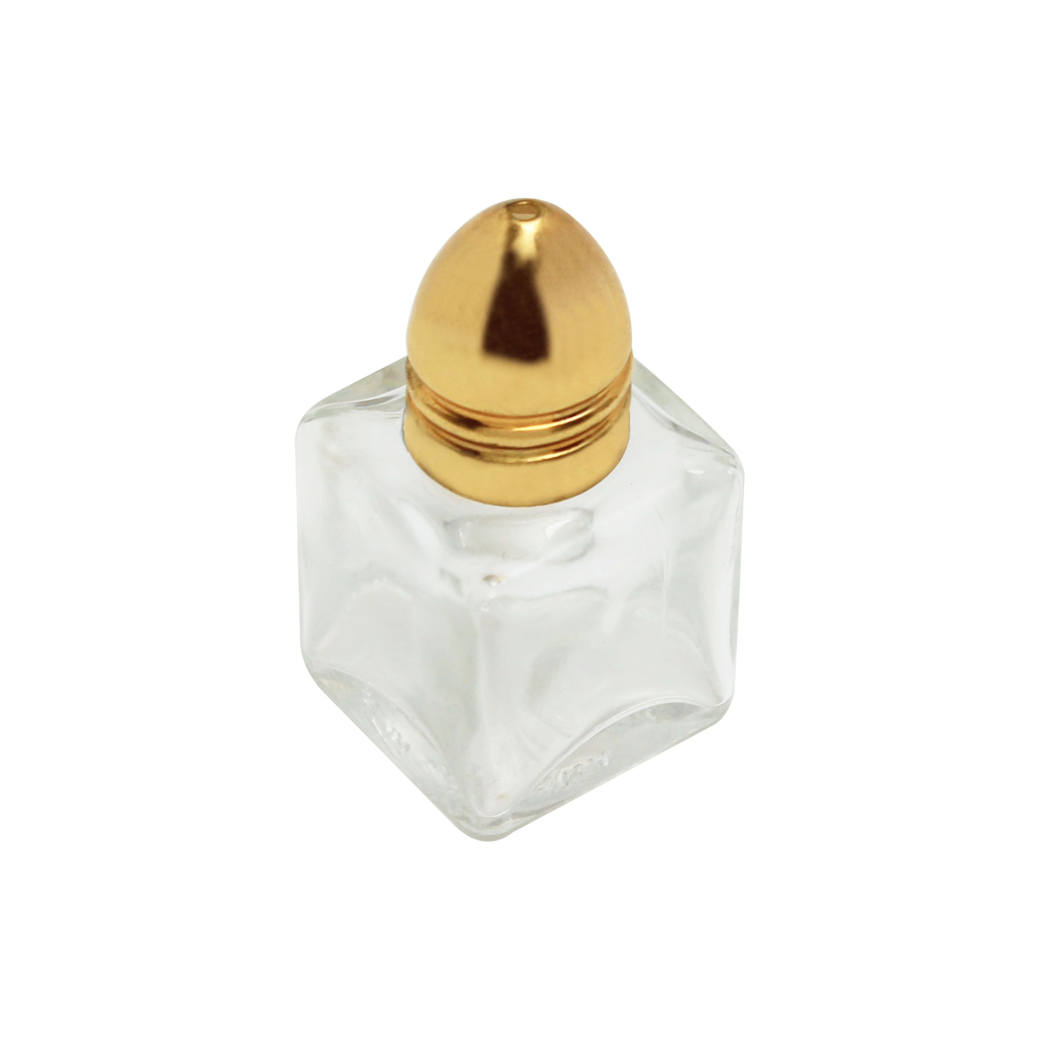 Thunder Group GLTWCC205 0.5 oz. Gold Cube Salt & Pepper Shaker - 12/Pack