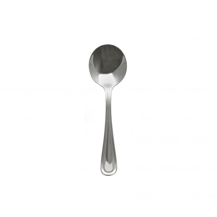 Thunder Group SLAT203 Atlantic Bouillon Spoon, Stainless Steel - 12/Pack