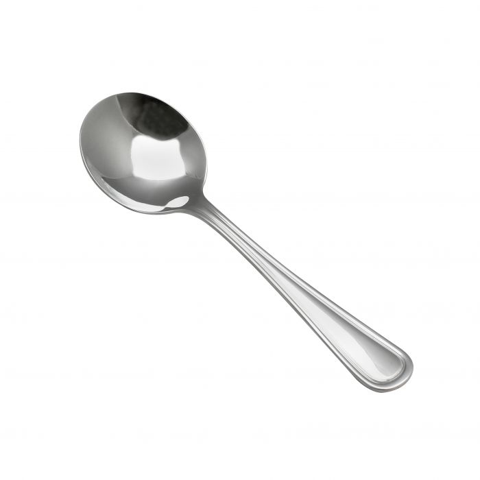 Thunder Group SLAT203 Atlantic Bouillon Spoon, Stainless Steel - 12/Pack