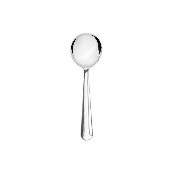 Thunder Group SLDO103 Domilion Heavy Bouillon Spoon, Stainless Steel - 12/Pack