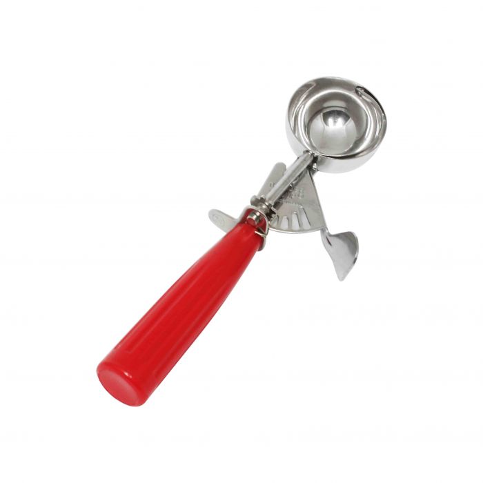 Thunder Group SLDS024 Red Ice Cream Disher, 1 1/3 oz.