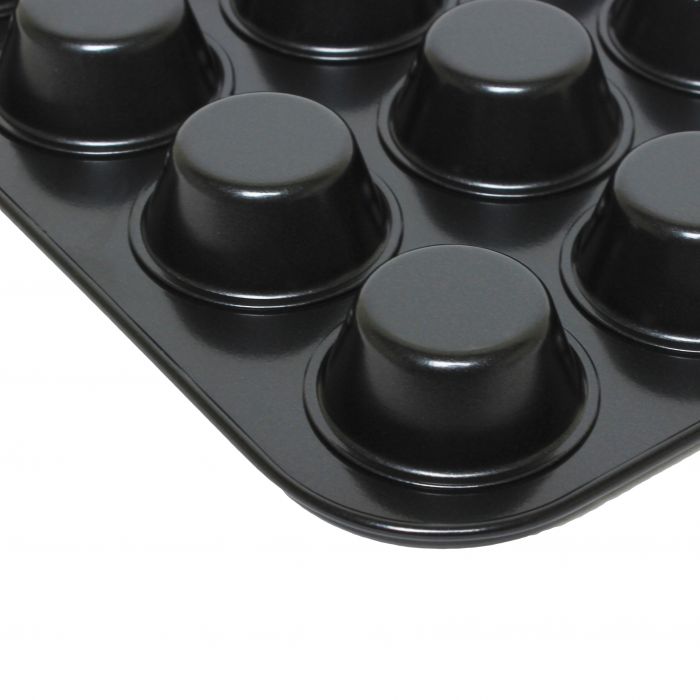 Thunder Group SLKMP124 24 Cup Muffin Pan - Non Stick - Small Cup (0.4M/M), 1.5 oz. Each Cup