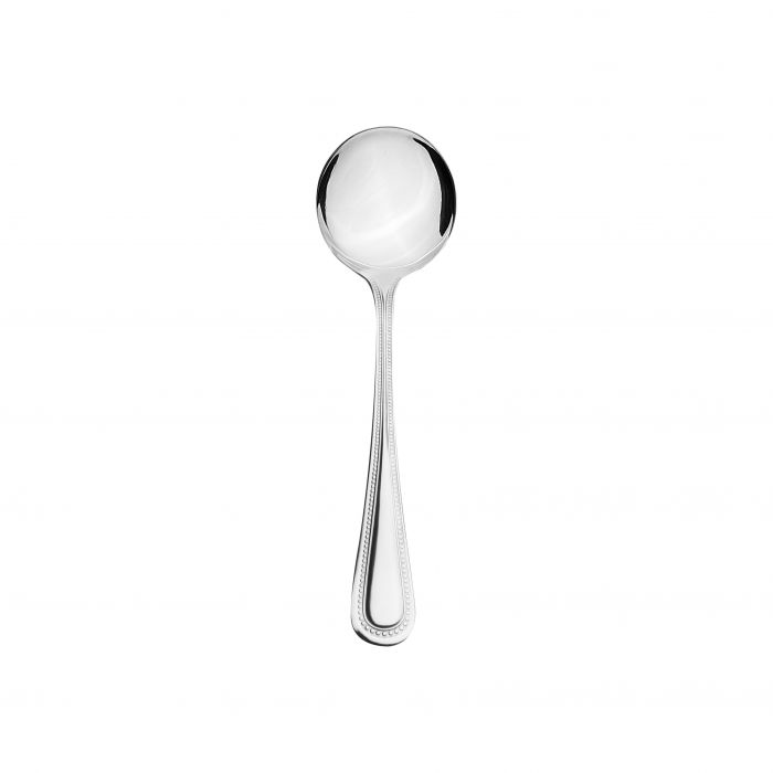 Thunder Group SLNP003 Jewel Bouillon Spoon, Stainless Steel - 12/Pack