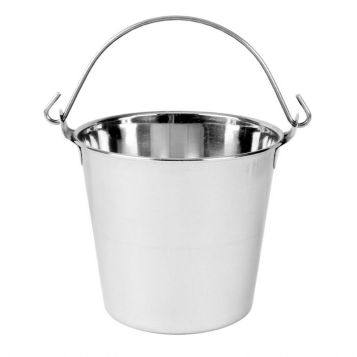 Thunder Group SLPAL002 2 qt. Stainless Steel Utility Pail