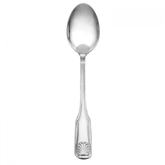 Thunder Group SLSS001 Sea Shell Sugar Spoon, Stainless Steel - 12/Pack