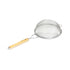 Thunder Group Single Medium Mesh Strainer with Flat Wooden Handle