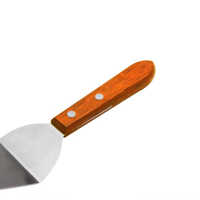 Thunder Group SLTWPS005 3" x 4 1/4" Blade Wood Handle Pizza Server