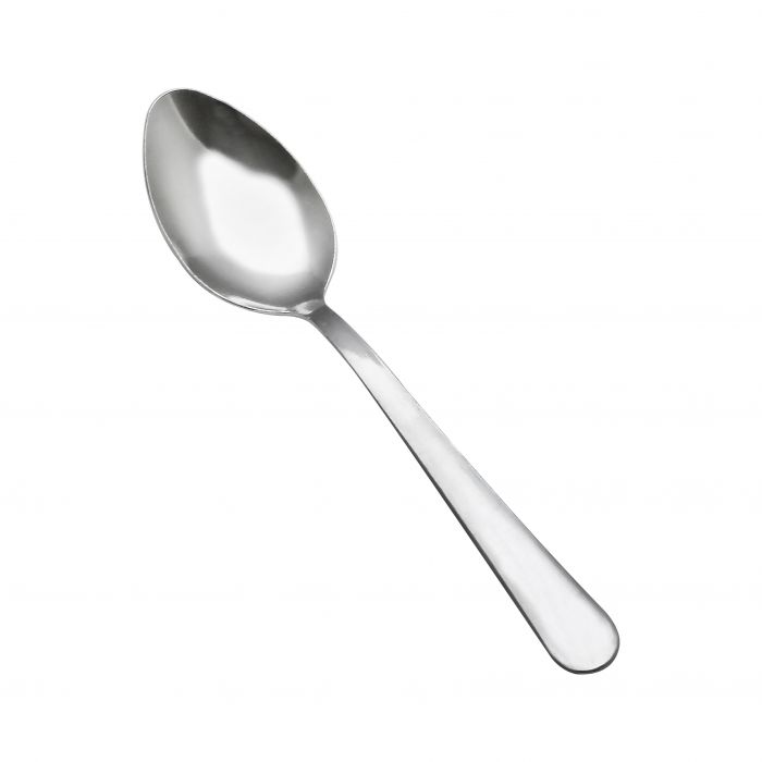 Thunder Group SLWD004 Stainless Steel Winsor Dessert Spoon - 12/Pack