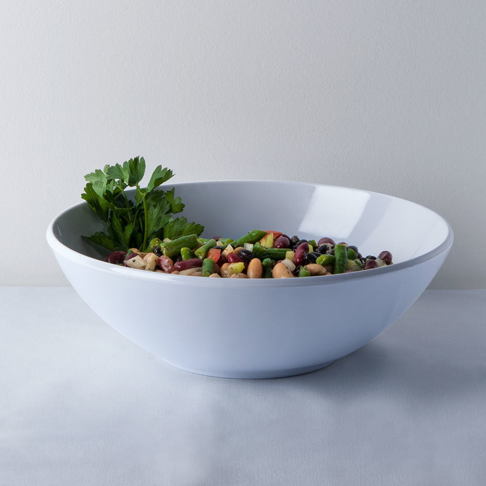 Thunder Group 96 oz. Round Melamine Bowl - 4/Pack