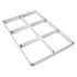 MFG Tray (176217-1537) 2" High 6-Section Fiberglass Sheet Pan Extender