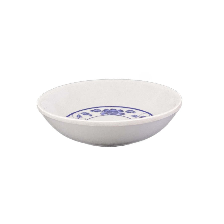 Thunder Group Round Melamine Sauce Dish, Lotus - 12/Pack