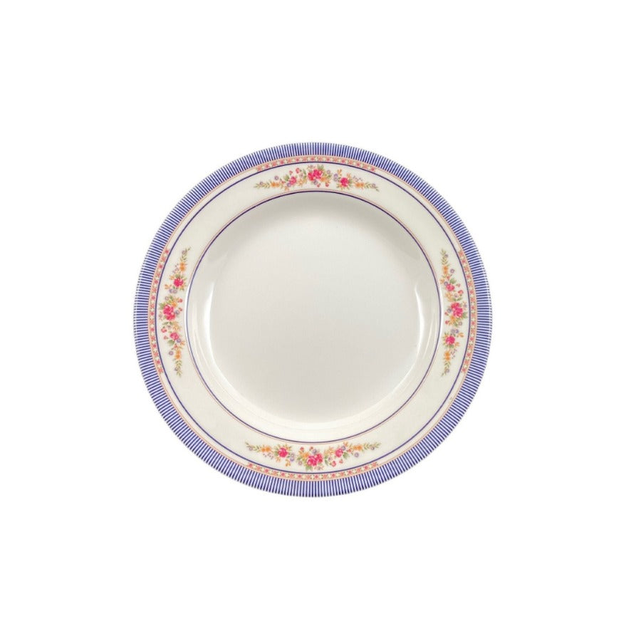 Thunder Group Round Soup Melamine Plate, Rose - 12/Pack