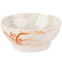 Thunder Group 3707 Gold Orchid 23 oz. Melamine Wave Soup Bowl - 12/Pack