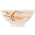 Thunder Group 5705 Gold Orchid 11 oz. Melamine Rice Bowl - 12/Pack