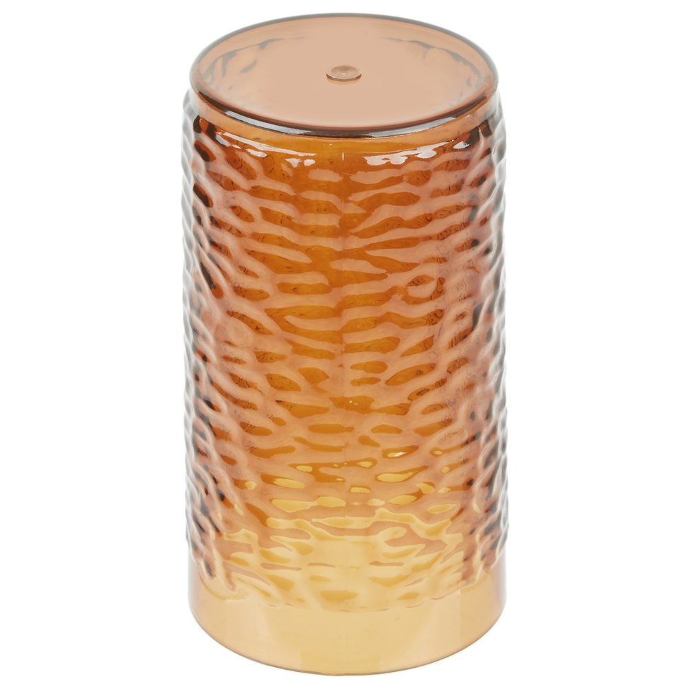 Thunder Group PLPTB016A Amber 16 oz. Pebble Tumbler - 12/Pack