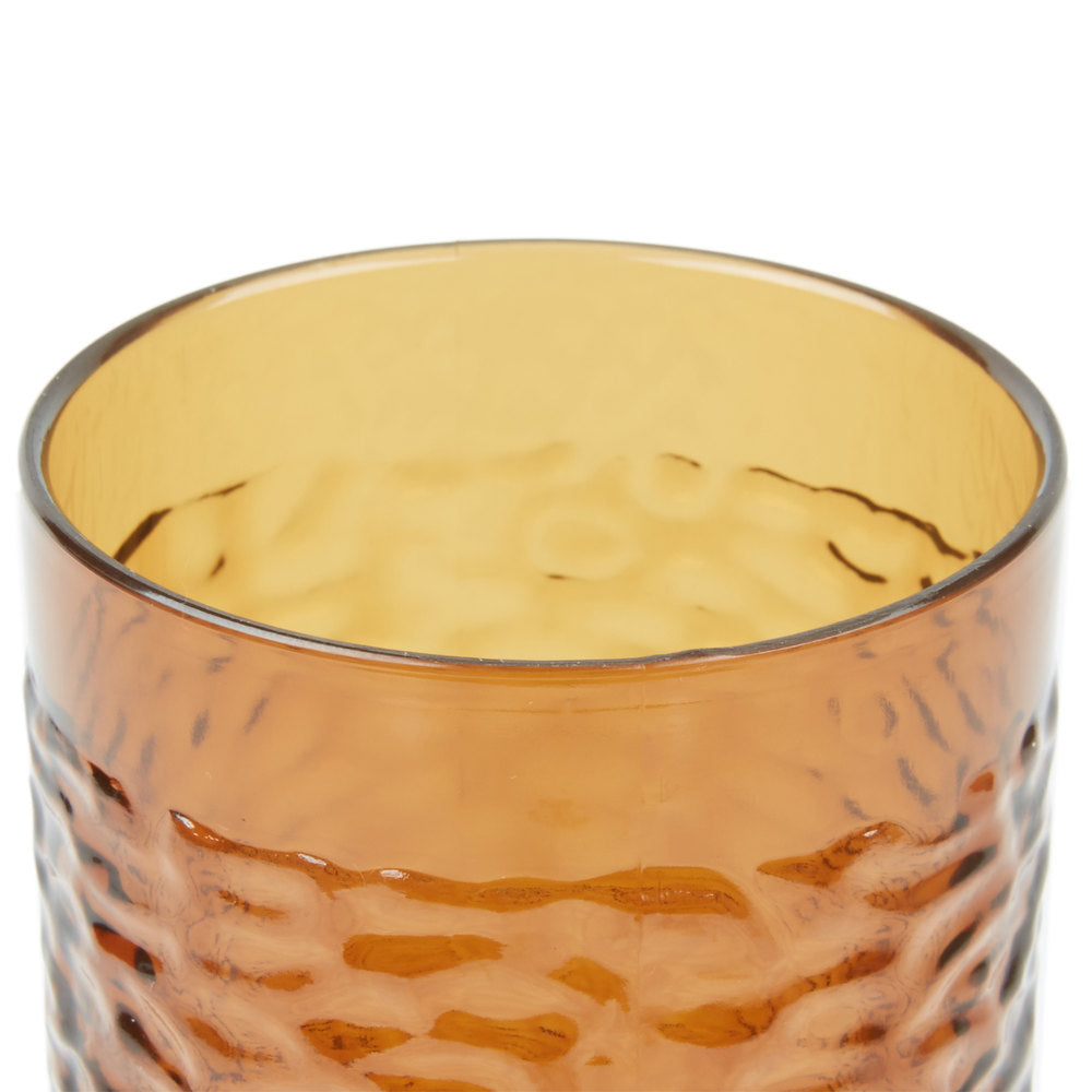 Thunder Group PLPTB016A Amber 16 oz. Pebble Tumbler - 12/Pack