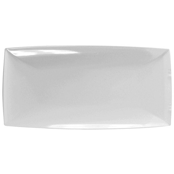 Thunder Group 13" x 6 1/2" Rectangular Melamine Tray - 12/Pack