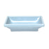 Thunder Group 1901 Blue Jade 2 oz. 3 3/4" x 2 1/2" Melamine Sauce Dish - 12/Pack