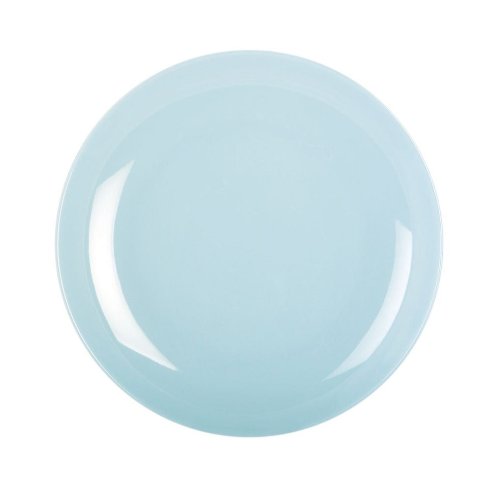 Thunder Group Round Melamine Plate, Blue Jade - 12/Pack