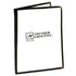 Thunder Group (PLMENU-2BL) Double Fold Menu Cover, 8 1/2" x 11", Black Color Trim