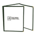 Thunder Group (PLMENU-3GR) Triple Fold Menu Cover, 8 1/2" x 11", Green Color Trim