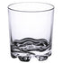 Thunder Group Footed Heavy Base Stackable Clear Rock Glass