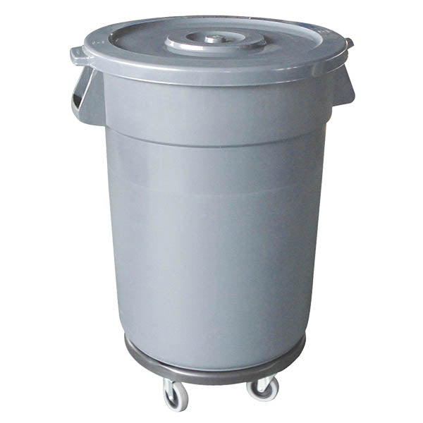 Thunder Group PLTC032GL Lid For 32-Gallon Gray Plastic Trash Can