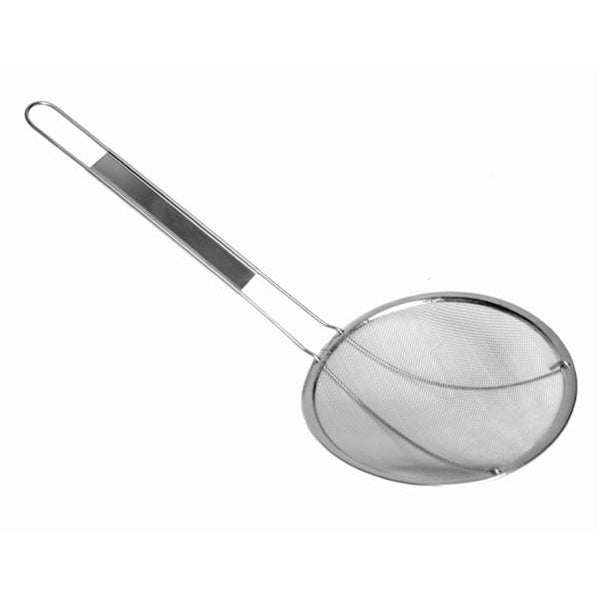 Thunder Group Stainless Steel Round Medium Mesh Skimmer