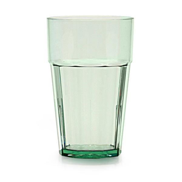 Thunder Group Polycarbonate Diamond Tumbler, Green - 12/Pack