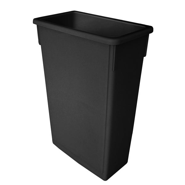 Thunder Group PLTC023K 23 Gallon Plastic Trash Can, Black