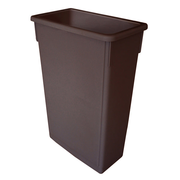 Thunder Group 23 Gallon Slim Trash Can, Plastic