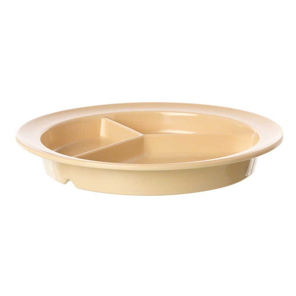 Thunder Group 8 3/4" Deep Compartment Plate - 12/Pack