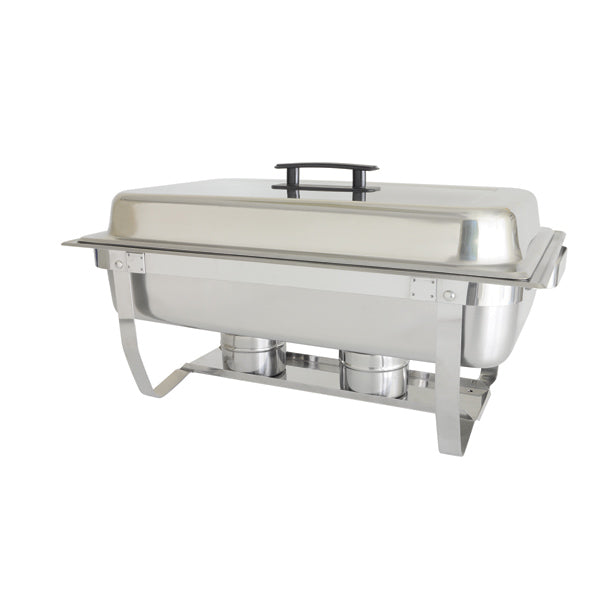 Thunder Group SLRCF001F Stainless Steel Full Size Folding Stand Chafer, 8 Qt.