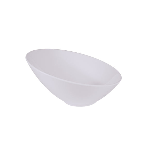 Thunder Group White Melamine Cascading Bowl - 12/Pack