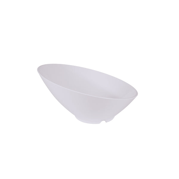 Thunder Group White Melamine Cascading Bowl - 12/Pack