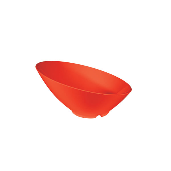 Thunder Group Pure Red Melamine Cascading Bowl - 12/Pack