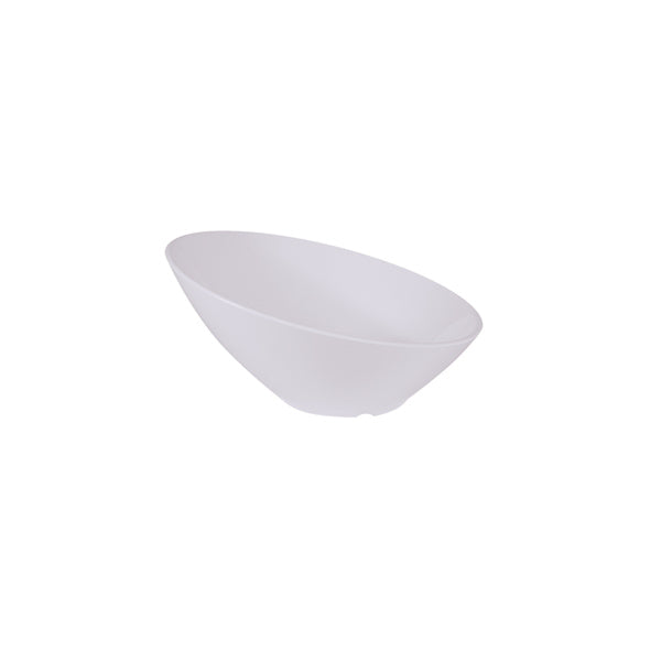 Thunder Group White Melamine Cascading Bowl - 12/Pack