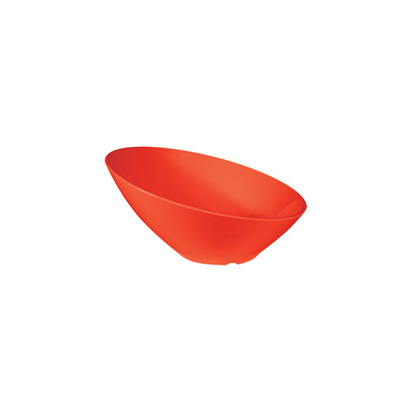 Thunder Group Pure Red Melamine Cascading Bowl - 12/Pack