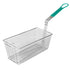 Thunder Group SLFB004 Nickel Plated Rectangular Fry Basket, 13" x 6 5/8" x 5 1/8"