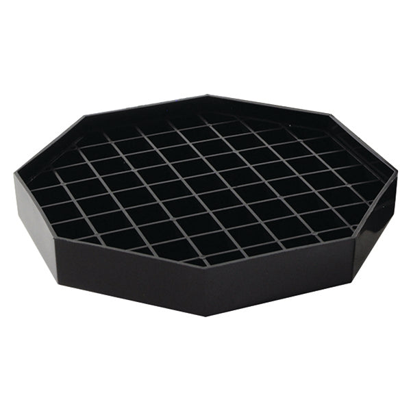 Thunder Group (ALDT060) 5-1/3" x 5-1/3" x 5/7", Hexagon Shape Drip Tray (Pack of 4)