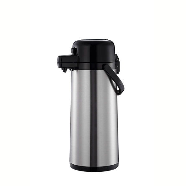 Thunder Group ASPS325 2.5 Liter / 84 oz. Airpot, Stainless Steel Lined, Push Button