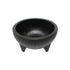 Thunder Group PLMJ056BK 56 oz. Molcajete Salsa Bowl, Black Color