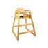 Thunder Group WDTHHC018A Natural Wood Finished High Chair, K.D. ASTM404 Certified