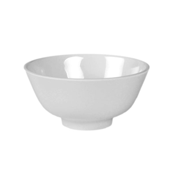 Thunder Group Round Melamine White Rice Bowl, Imperial - 12/Pack