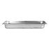 2 1/2" Deep, Half Size Long Standard Weight Stainless Steel Steam Table / Hotel Pan Anti-Jam