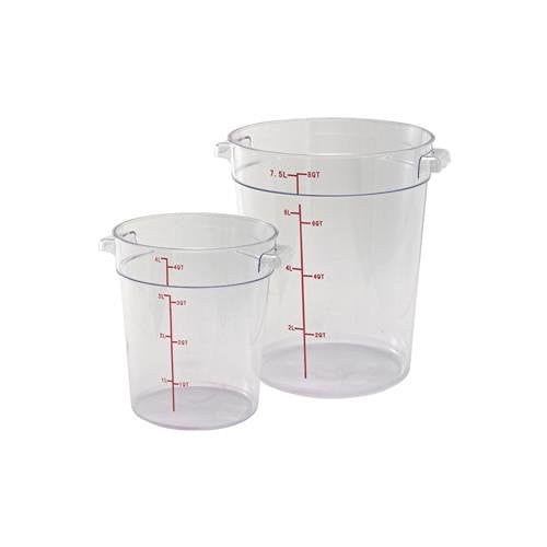 Winco Round Storage Container, 12-Quart