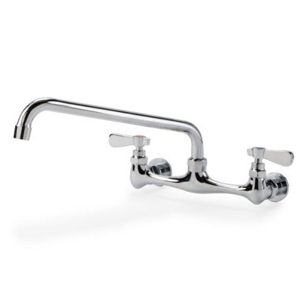 Commercial Kitchen Restaurant Faucet 8" Center Splash-mount Faucet w/ 10" Spout