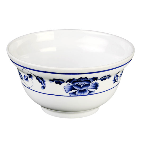 Thunder Group 3201TB Lotus  20 oz. Melamine Noodle Bowl - 12/Pack