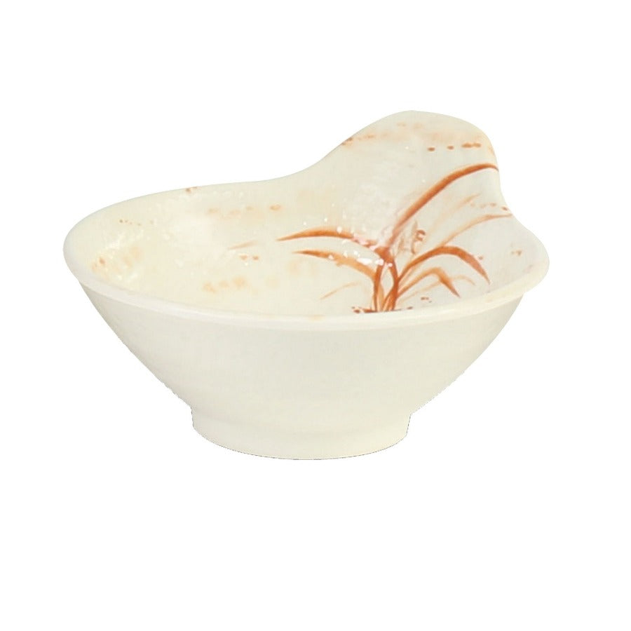 Thunder Group 3601 Gold Orchid 5 oz. Melamine  Dip Bowl, 4 7/8" x 4 1/4" - 12/Pack